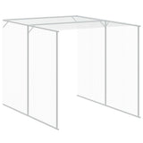 Chicken Cage with Run Anthracite 165x863x181 cm Galvanised Steel