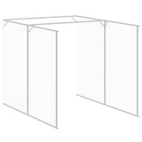 Chicken Cage with Run Anthracite 165x1271x181 cm Galvanised Steel