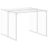 Dog House with Run Anthracite 214x1273x181 cm Galvanised Steel