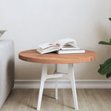 Table Top ?0x2.5 cm Round Solid Wood Beech