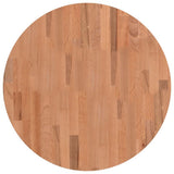 Table Top ?0x2.5 cm Round Solid Wood Beech