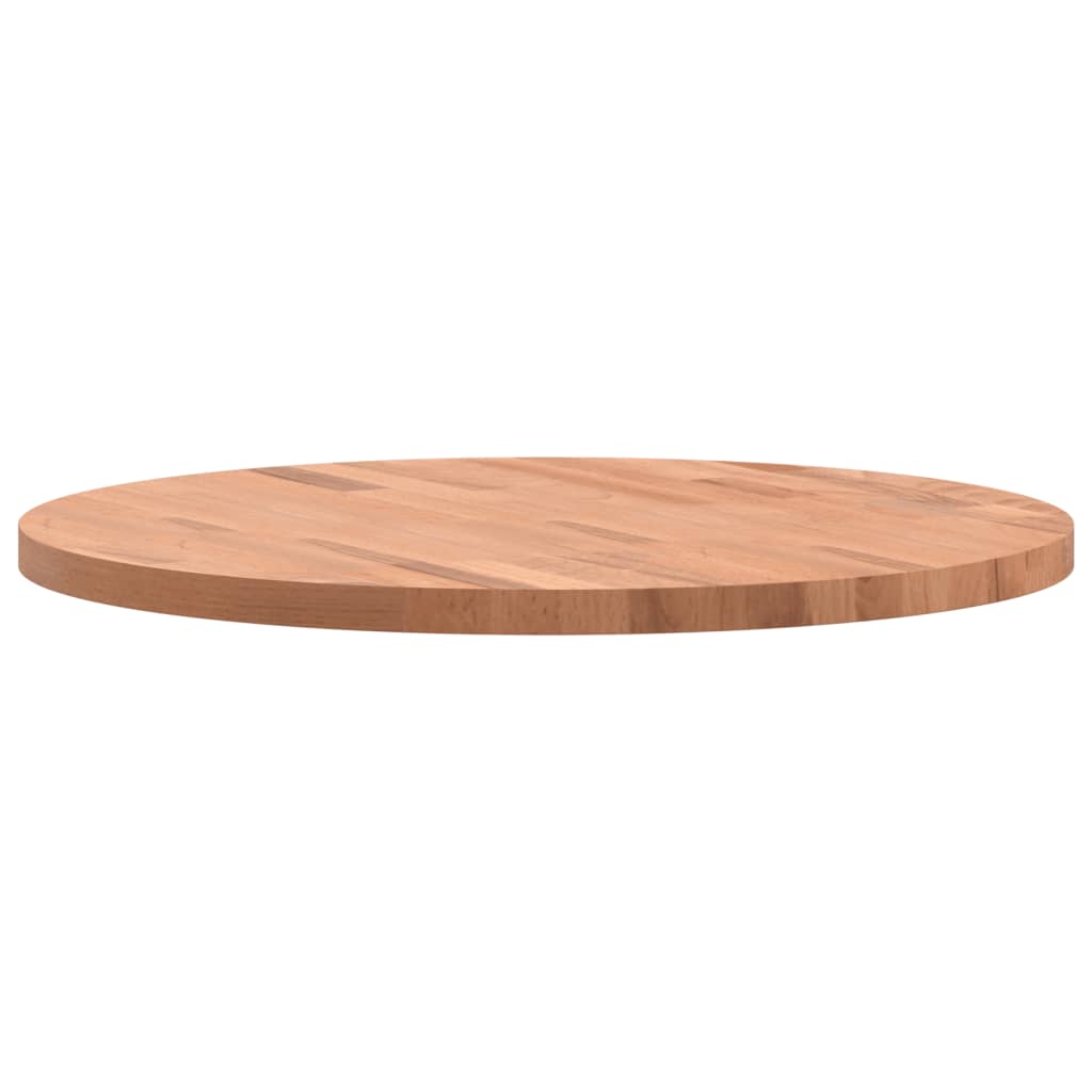 Table Top ?0x2.5 cm Round Solid Wood Beech