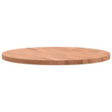 Table Top ?0x2.5 cm Round Solid Wood Beech