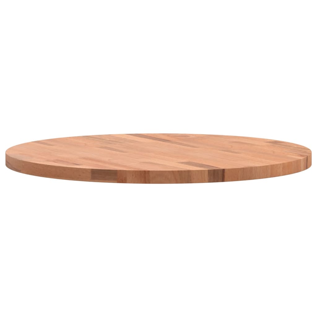 Table Top ?0x2.5 cm Round Solid Wood Beech