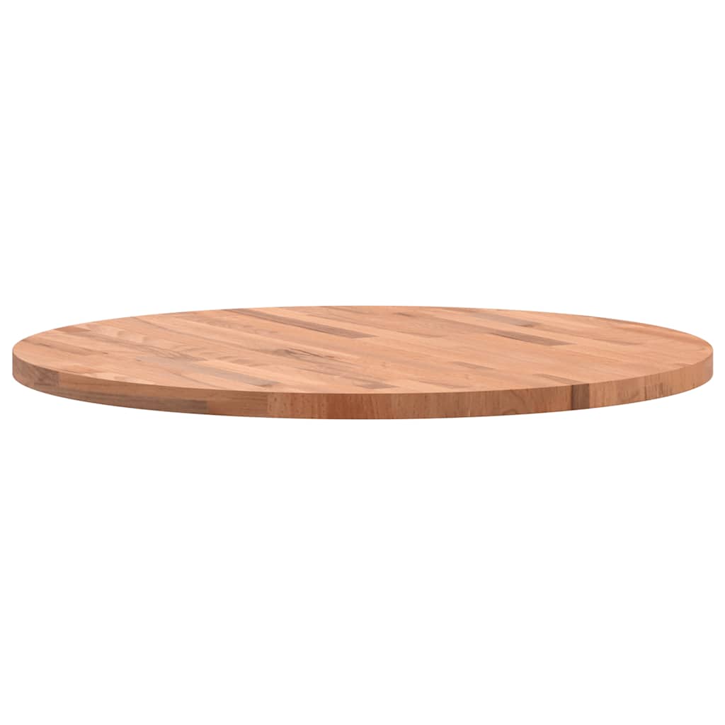 Table Top ?0x2.5 cm Round Solid Wood Beech