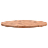 Table Top ?0x2.5 cm Round Solid Wood Beech
