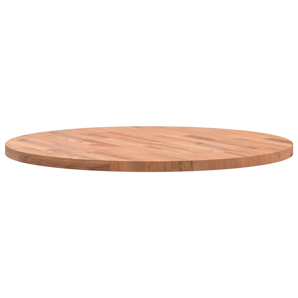 Table Top ?0x2.5 cm Round Solid Wood Beech