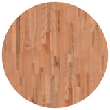 Table Top ?0x2.5 cm Round Solid Wood Beech