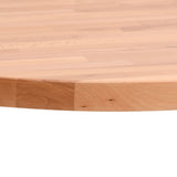 Table Top ?0x2.5 cm Round Solid Wood Beech