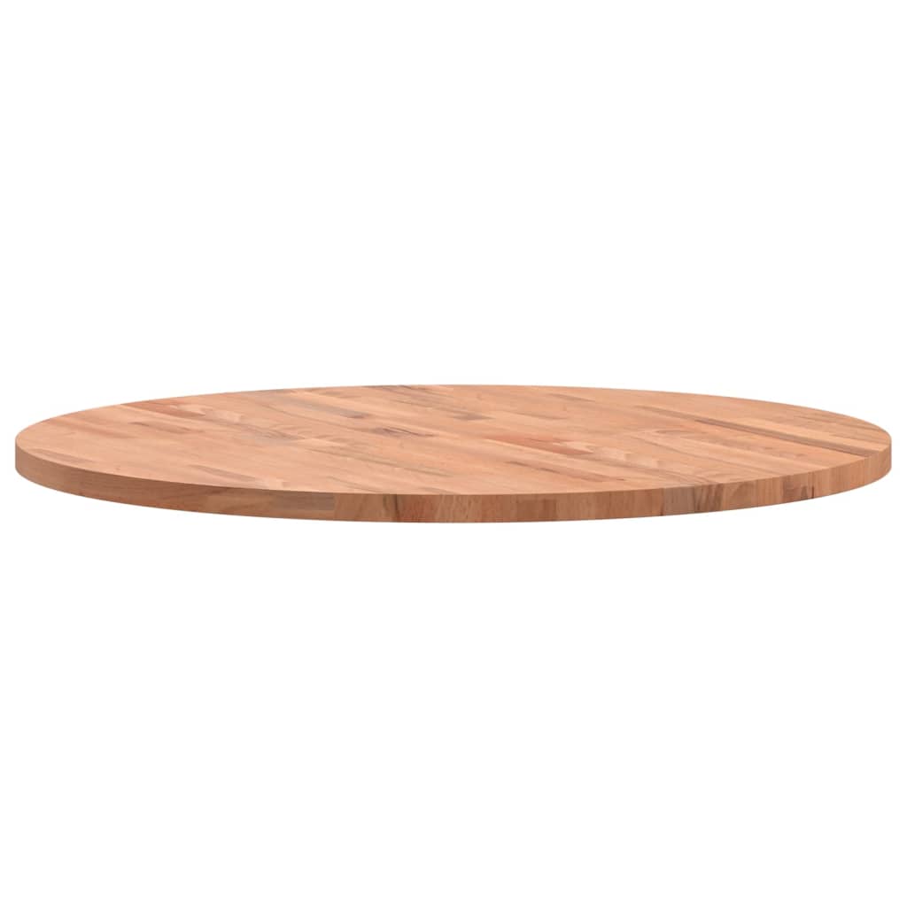 Table Top ?0x2.5 cm Round Solid Wood Beech