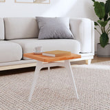 Table Top 40x40x2.5 cm Square Solid Wood Beech
