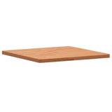 Table Top 60x60x2.5 cm Square Solid Wood Beech