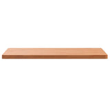 Table Top 70x70x2.5 cm Square Solid Wood Beech - Side View
