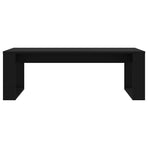 Coffee Table Black 102x50x35 cm Engineered Wood