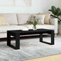 Coffee Table Black 102x50x35 cm Engineered Wood
