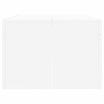 Coffee Table White 102x50x36 cm Engineered Wood