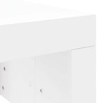 Coffee Table White 102x50x36 cm Engineered Wood
