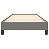 Bed Frame without Mattress Dark Grey King Single Fabric