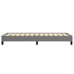 Bed Frame without Mattress Dark Grey King Single Fabric