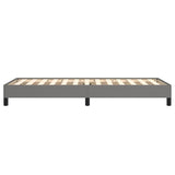 Bed Frame without Mattress Dark Grey King Single Fabric - Rear View