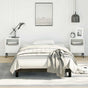 Bed Frame without Mattress Black King Single Fabric