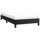 Bed Frame without Mattress Black King Single Faux Leather - Top-Down View