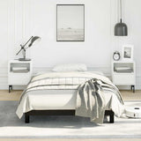 Bed Frame without Mattress Black King Single Faux Leather