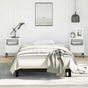Bed Frame without Mattress Black King Single Faux Leather