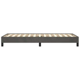 Bed Frame without Mattress Dark Grey King Single Velvet - Close-Up Angle