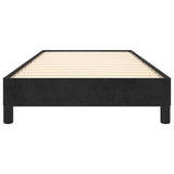 Bed Frame without Mattress Black King Single Velvet