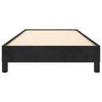 Bed Frame without Mattress Black King Single Velvet