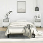 Bed Frame without Mattress Black King Single Velvet