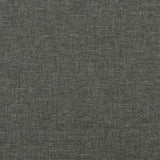 Bed Frame without Mattress Dark Grey King Single Size Fabric
