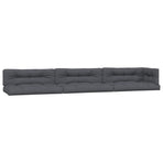 Pallet Cushions 7 pcs Anthracite Fabric