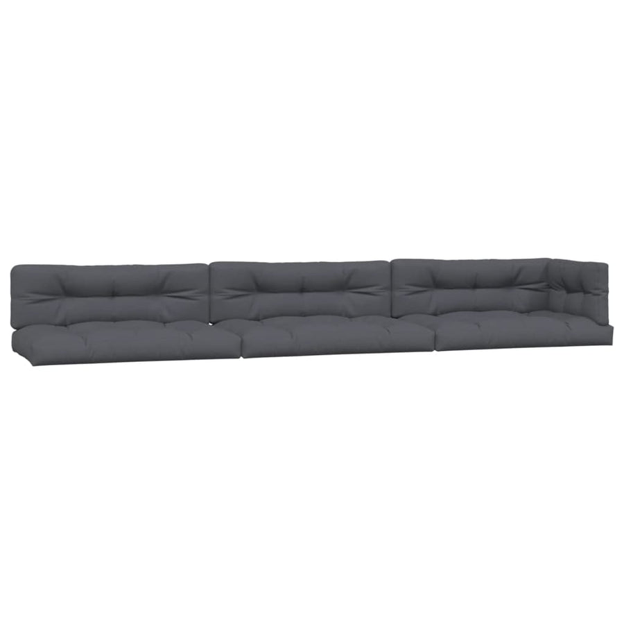 Pallet Cushions 7 pcs Anthracite Fabric