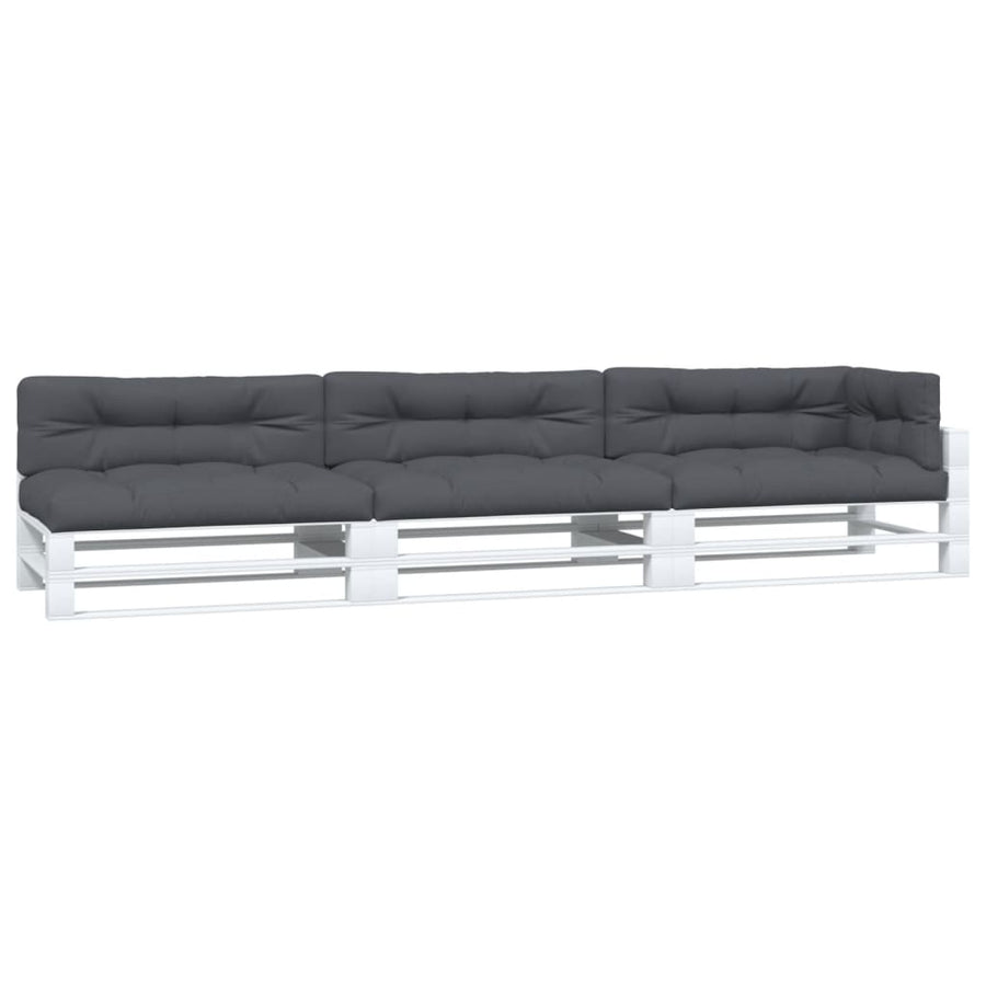 Pallet Cushions 7 pcs Anthracite Fabric