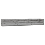 Pallet Cushions 7 pcs Grey Fabric