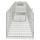 Animal Trap 64.5x25x26.5 cm Galvanised Iron - Side View