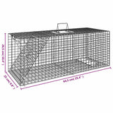 Animal Trap 64.5x25x26.5 cm Galvanised Iron