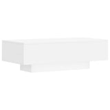 Coffee Table White 100x49.5x31 cm Engineered Wood