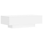 Coffee Table White 100x49.5x31 cm Engineered Wood