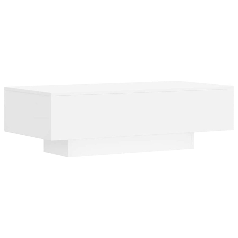Coffee Table White 100x49.5x31 cm Engineered Wood