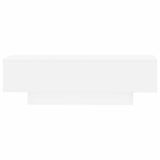 Coffee Table White 100x49.5x31 cm Engineered Wood - Top-Down View