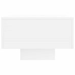 Coffee Table White 100x49.5x31 cm Engineered Wood