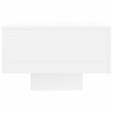 Coffee Table White 100x49.5x31 cm Engineered Wood - 45-Degree Angle