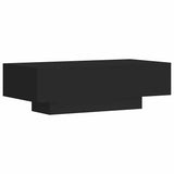Coffee Table Black 100x49.5x31 cm Engineered Wood - Front View