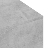 Coffee Table Concrete Grey 100x49.5x31 cm Engineered Wood - Close-Up Angle