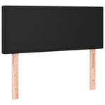 Box Spring Bed with Mattress Black King Single Size