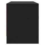 TV Cabinet Black 102x30x37.5 cm Engineered Wood