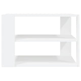 Coffee Table White 58x58x40 cm Engineered Wood - Top-Down View
